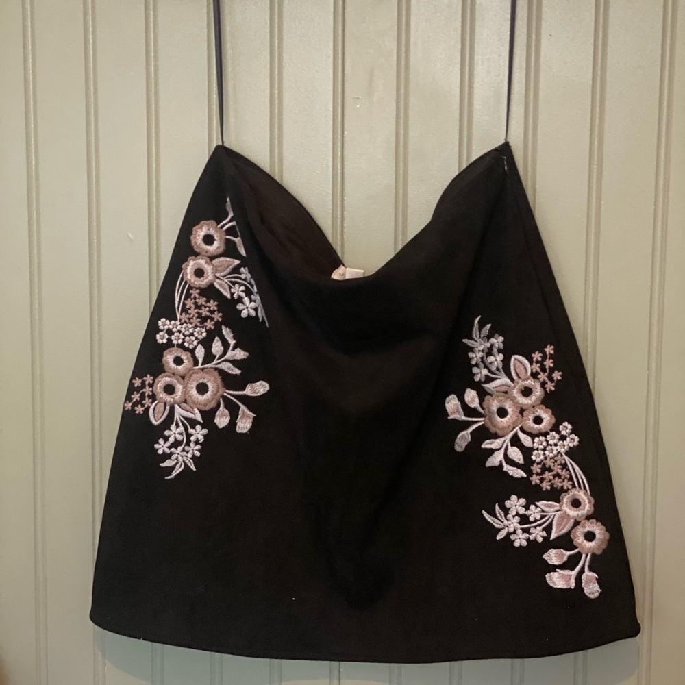 Mini skirt.